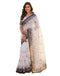 Vasthrlay Womens Printed Unstitched Olive Green Saree
