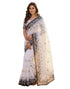 Vasthrlay Womens Printed Unstitched Olive Green Saree