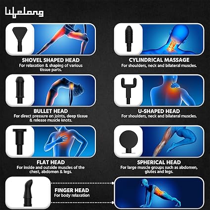 Lifelong Percussion Massage for Pain Relief | Black