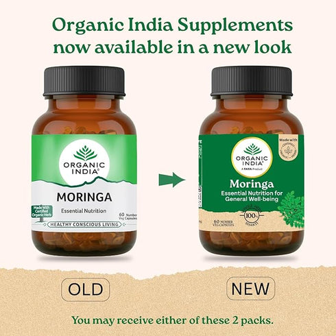 Organic India Moringa 60 Capsules