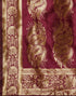 Vasthrlay Womens Jacquard Unstitched Maroon Saree