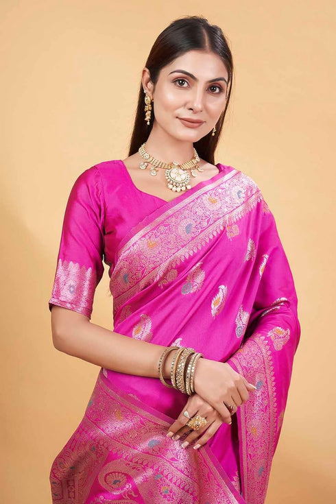 Vsathrlay Kanjivaram Banarasi Festival Wedding Ethnic Wear