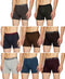 Dixcy Scott Cotton Plain/Solid Assorted Men's Trunk/Underwear - Pack of 8 (#Cross-Trunk-90 CM) (Color & Prints May Vary)