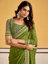 Vasthrlay Georgette Embroidered Unstitched Designer Ethnic Wear