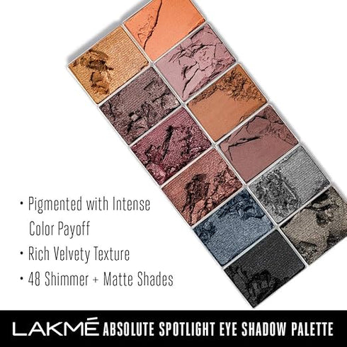 Lakme Absolute Spotlight Eye Shadow Palette Stilettos 12G
