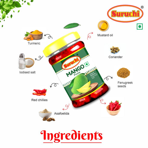 Suruchi Pickle Combo Pack of 2 Achar Combo of