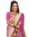 Vsathrlay Saree Kanjivaram Silk Pari Maroon