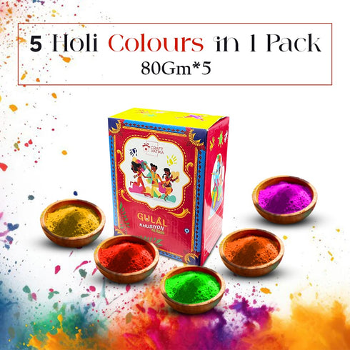 CraftVatika Natural Holi Colour - Organic Holi