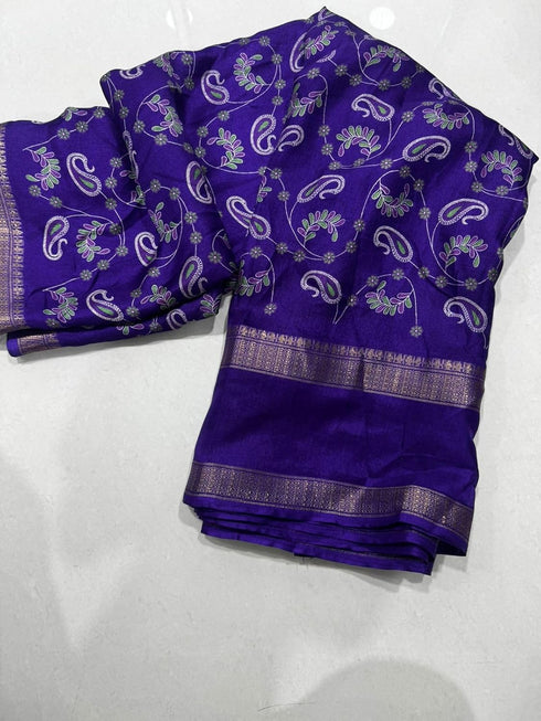 Vasthrlay Elegant Paisley Traditional Lightweight