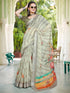 Vasthrlay Elephant Printed Unstitched Sai Ethnic Wear