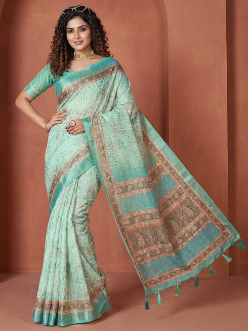 Vasthrlay Madhubani Unstitched Sai Ethnic Wear