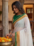 Vasthrlay Printed Lemon Yellow1 Yellow Saree