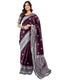 Vasthrlay Banarasi Jacquard Unstitched Purple Saree