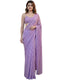 Vasthrlay Yellow Georgette Unstitched Saree