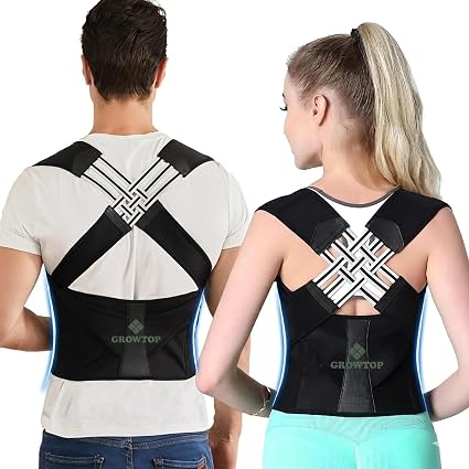 Growtop Neoprene Posture Corrector Belt For Men And Women