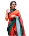 VasthrlayCrushed Georgette Unstitched Red Free Ethnic Wear