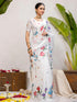 Vasthrlay Printed White1 White Saree