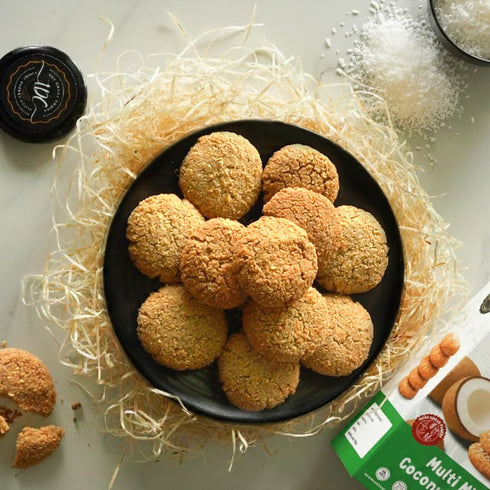 The Dough Corner Healthy Multi Millet Coconut Cookies