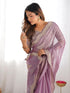 Vasthrlay Embroidered Black Saree