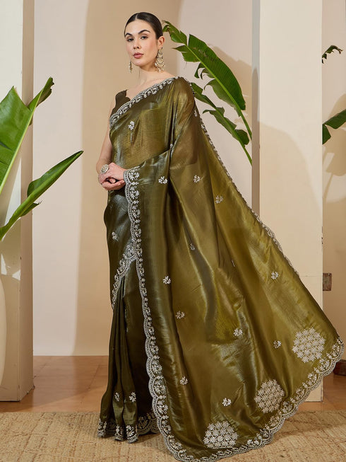 Vasthrlay Embroidered Unstitched Vh Ethnic Wear