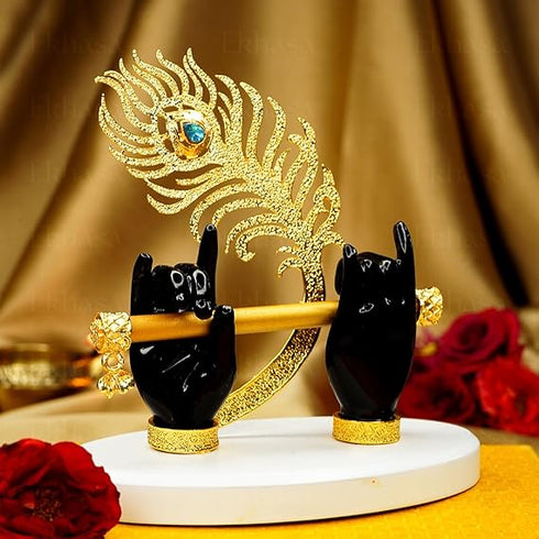 Ekhasa Lord Krishna Hands with Flute Idol (Small Size)
