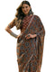 Vasthrlay Georgette Printed Blue Saree