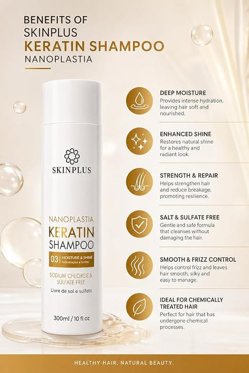 Skinplus professional Nanoplastia Keratin Shampoo