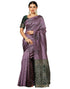 Vasthrlay Banarasi Jacquard Unstitched Teal Saree
