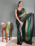 Vasthrlay Womens Georgette Unstitched Brown Saree