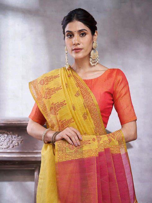 Vasthrlay Printed Unstitched Hs Ethnic Wear