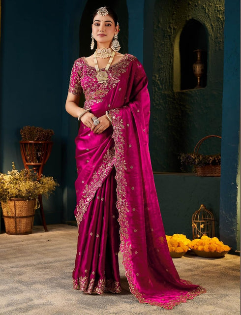 Vasthrlay Embroidered Traditional Embellished Applique Bollywood