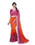 Vasthrlay Georgette Printed Jacquard Material Ethnic Wear