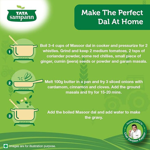 Tata Sampann Unpolished Masoor Dal (Split)