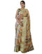 Vasthrlay Womens Striped Unstitched Dusty Pink Saree