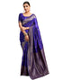 Vasthrlay Womens Banarasi Jacquard Sky Blue Saree