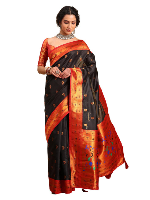 Vasthrlay Banarasi Unstitched Saree