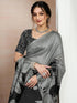 Vasthrlay Bhagalpuri Printed Unstitched 4160s232n Black3