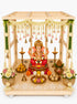 Wooden Pooja Mandap for Ganesh Chaturthi