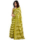 Vasthrlay Womens Printed Unstitched White Saree