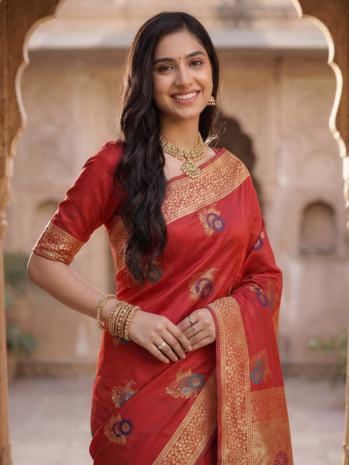Vasthrlay Kanjivaram Woven Blouse Ethnic Wear