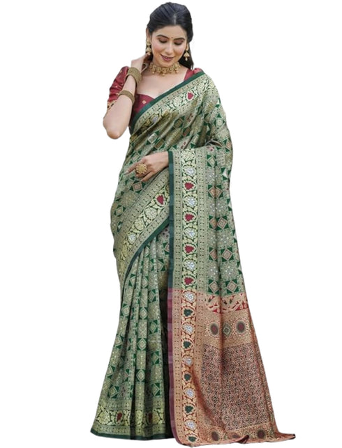 Vasthrlay Banarasi Traditional Unstitched Saree