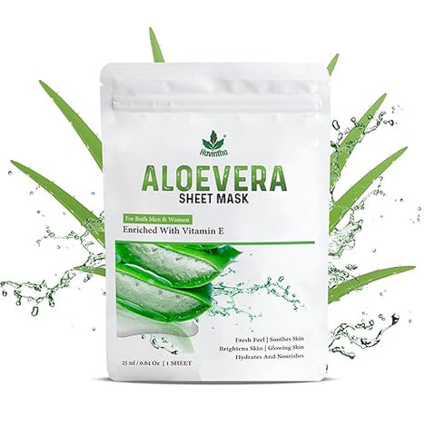 Havintha - Aloe vera Soothing Face Sheet Mask For Glowing Skin