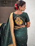 Vasthrlay Paithani Unstitched Elegant Traditional Saree