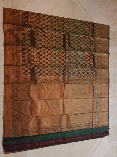 Vasthrlay Banarasi Unstitched Saree