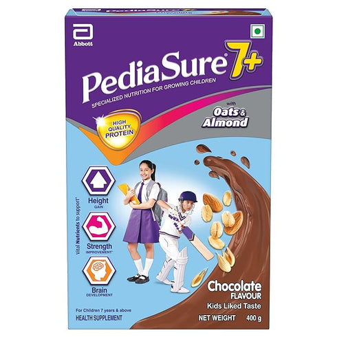 Pediasure 7 Plus Oats and Almond Nutrition Drink Powder Chocolate Flavour