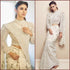 VasthrlayTextile Digital Unstitched White Free Ethnic Wear