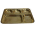 Brass Deep Compartment Dinner Plate