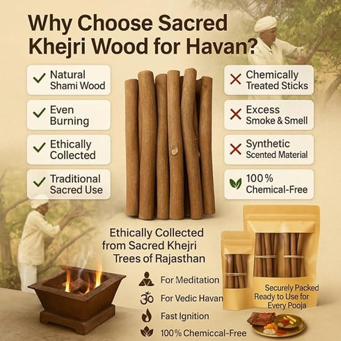 Khejri (Shami) Havan Samidha Sticks