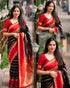 Vasthrlay Kanjivaram Unstitched Material Suitable Az Ys Og Chamkili Parent Black Ethnic Wear