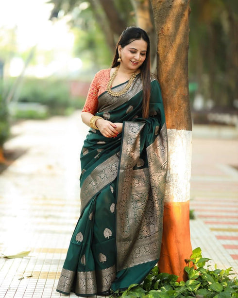 Vasthrlay Lavender Kanjivaram Saree